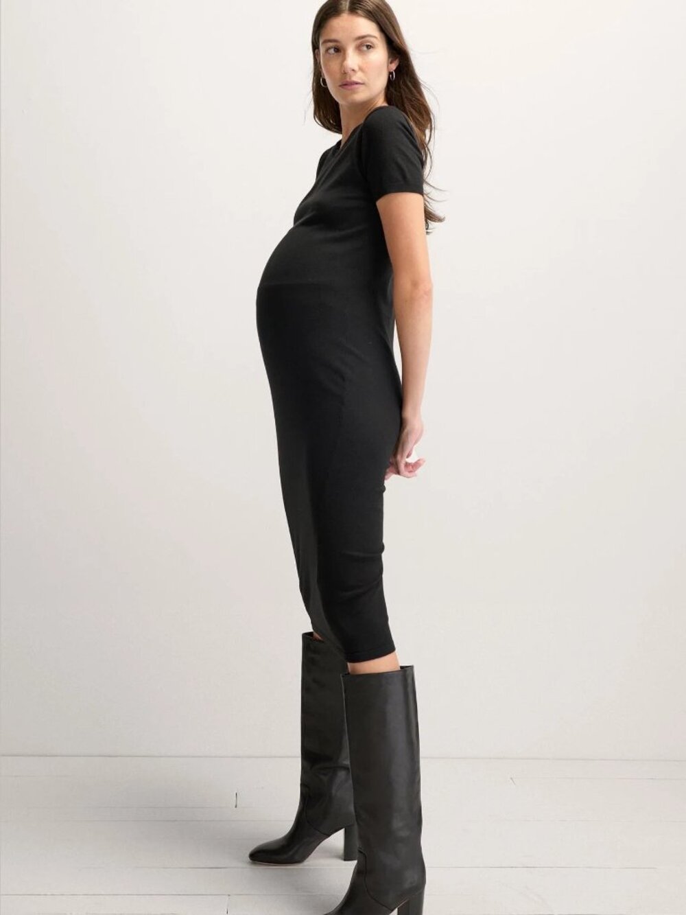 Hatch Maternity - The Softsculpt Knit Eliza Dress - 0